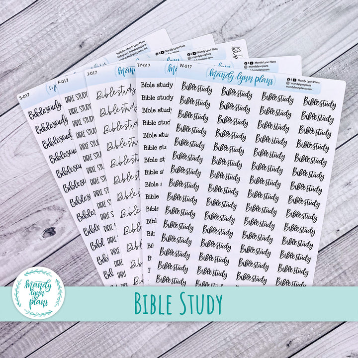 Bible Study Scripts || 017