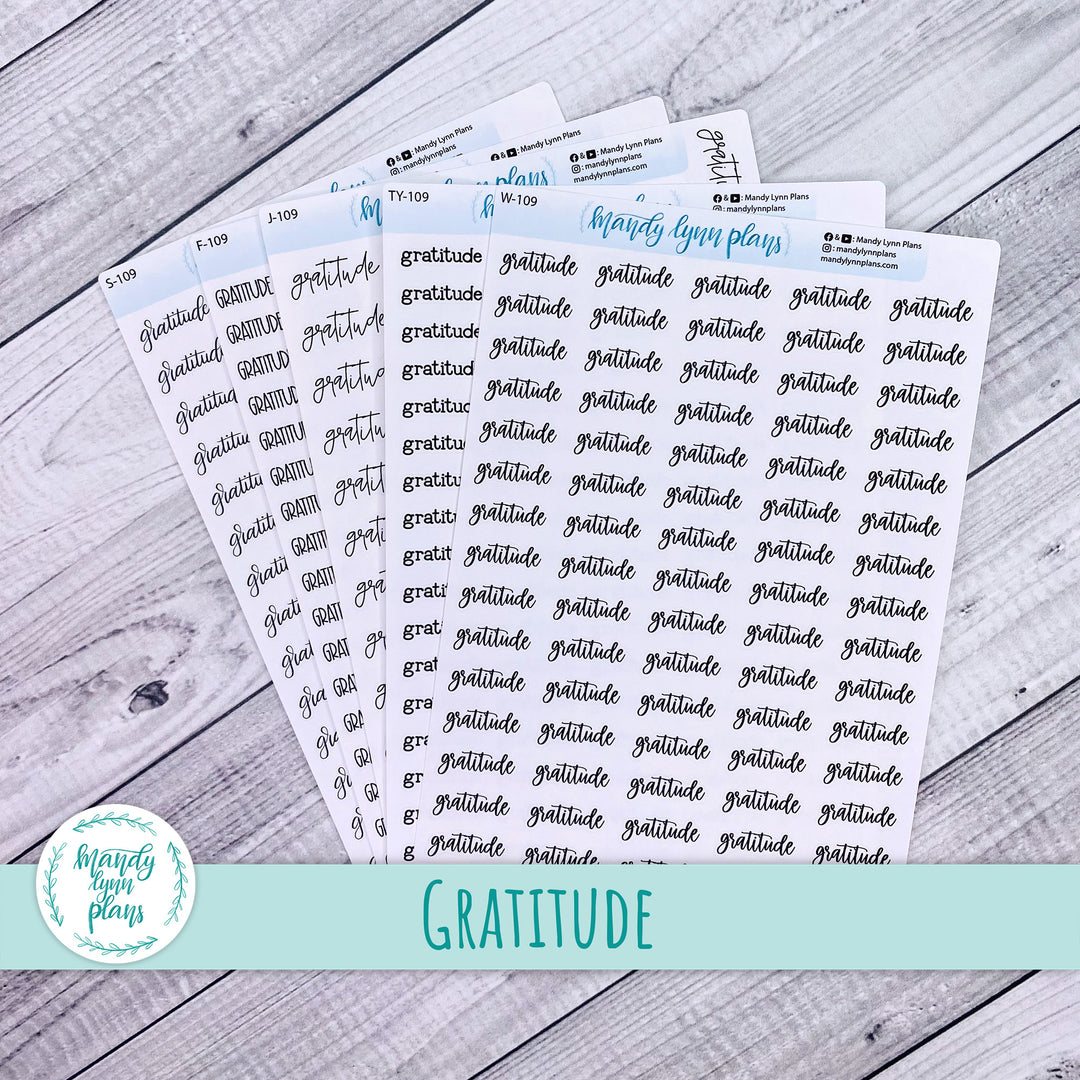 Gratitude Scripts || 109