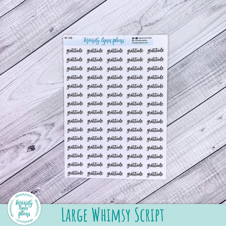Gratitude Scripts || 109