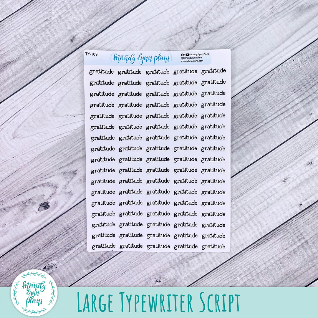 Gratitude Scripts || 109