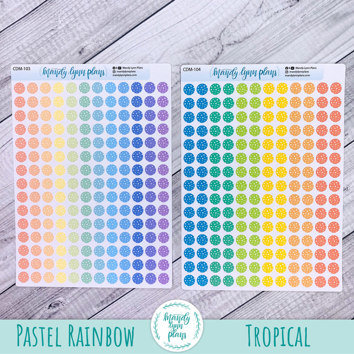 Polka Dot Medium Colored Planner Dots