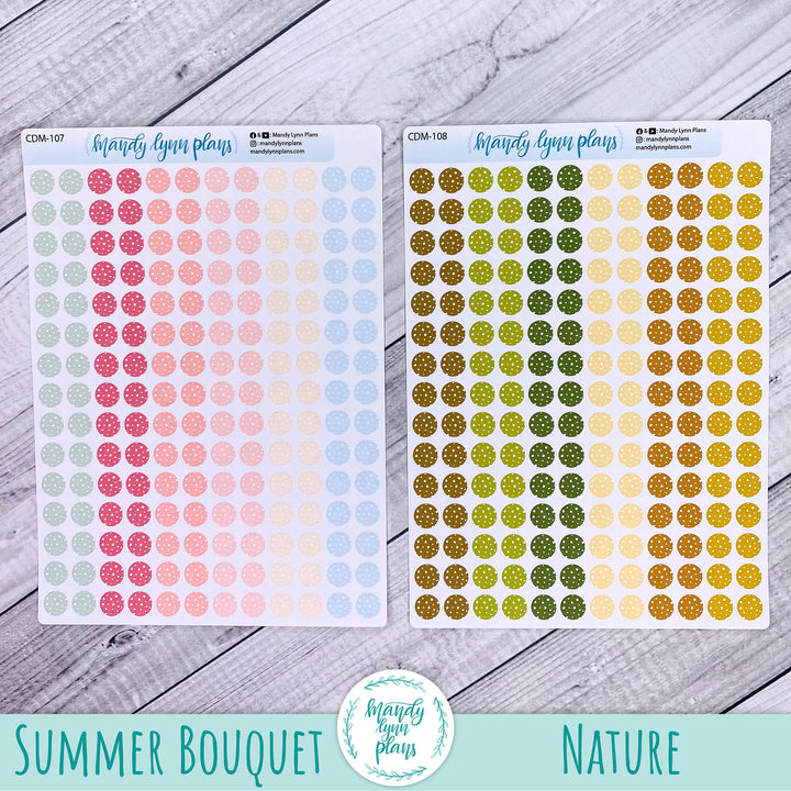 Polka Dot Medium Colored Planner Dots