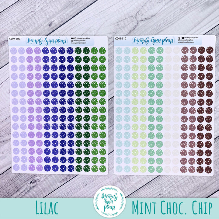 Polka Dot Medium Colored Planner Dots