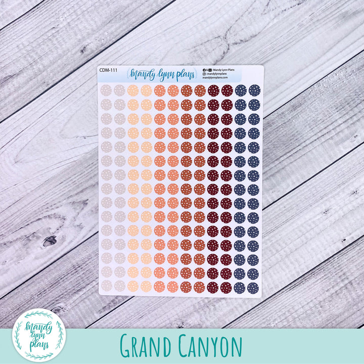 Polka Dot Medium Colored Planner Dots