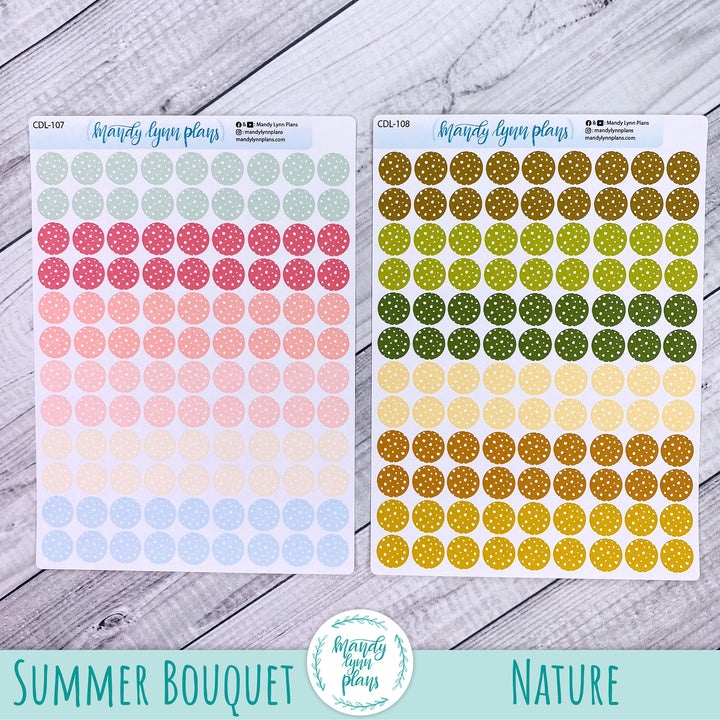Polka Dot Large Colored Planner Dots