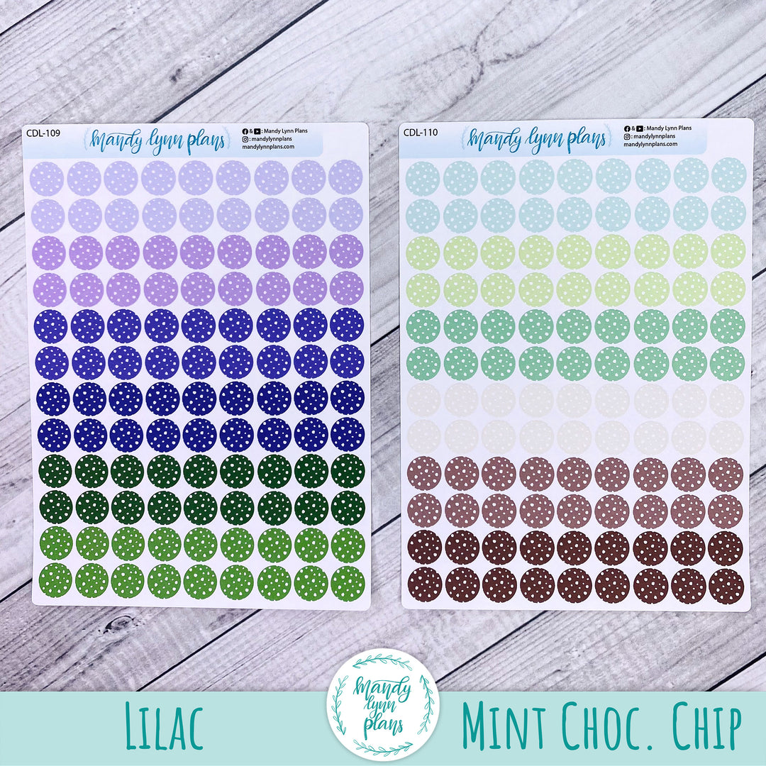 Polka Dot Large Colored Planner Dots