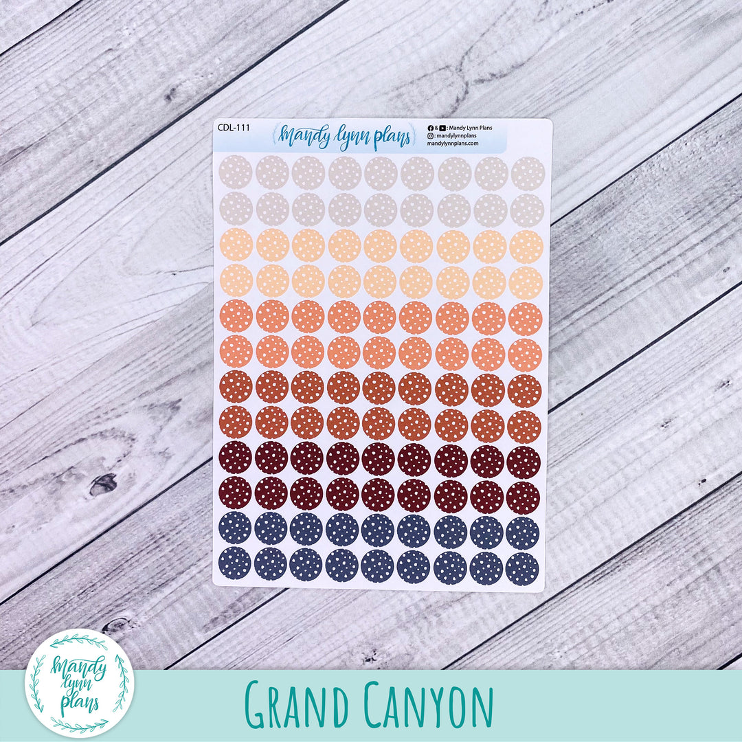 Polka Dot Large Colored Planner Dots