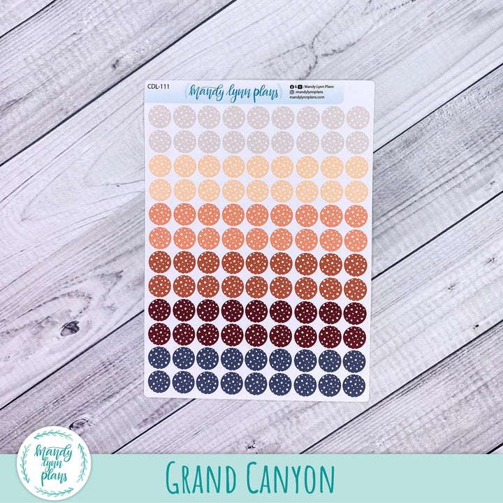 Polka Dot Large Colored Planner Dots