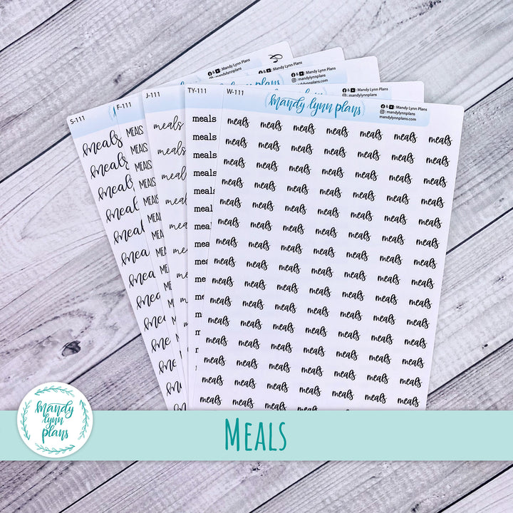 Meals Scripts || 111