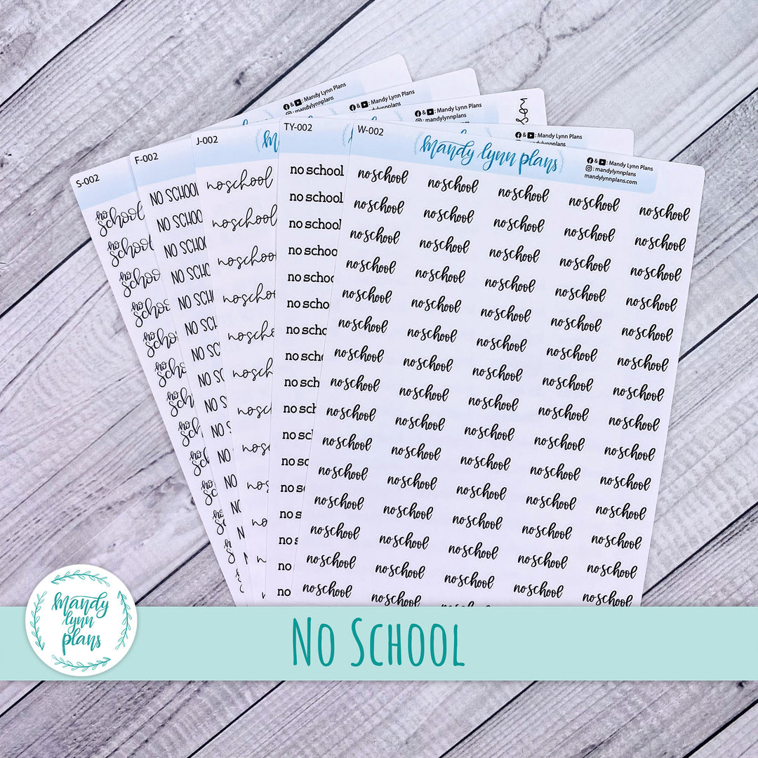 No School Scripts || 002