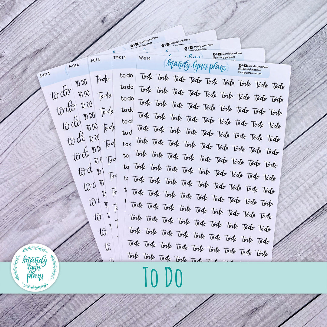 To Do Scripts || 014