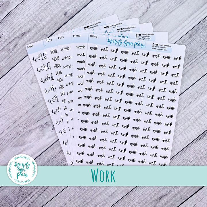 Work Scripts || 013