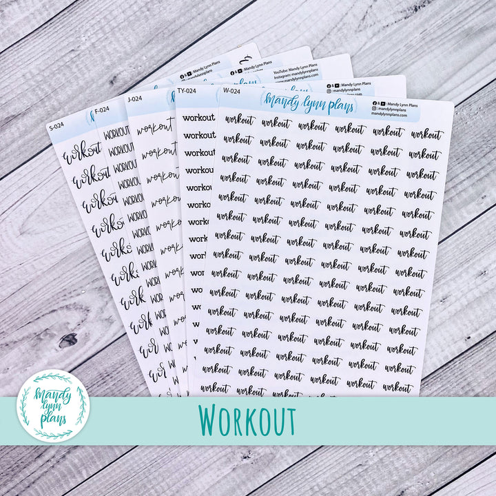 Workout Scripts || 024