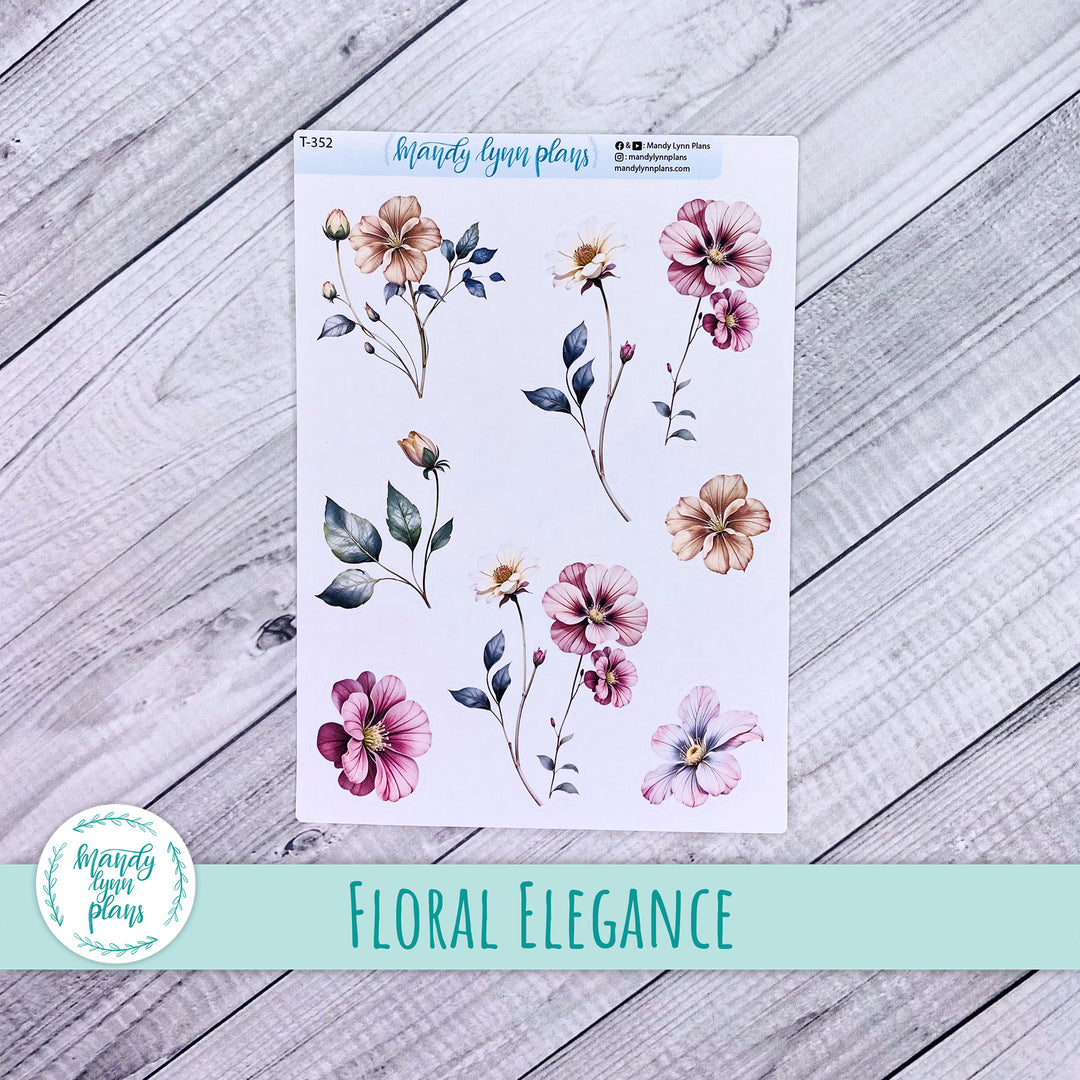 Floral Elegance Large Deco || T-352