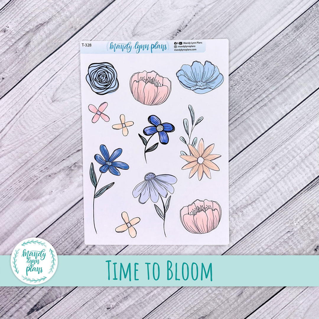 Time to Bloom Large Deco || T-328