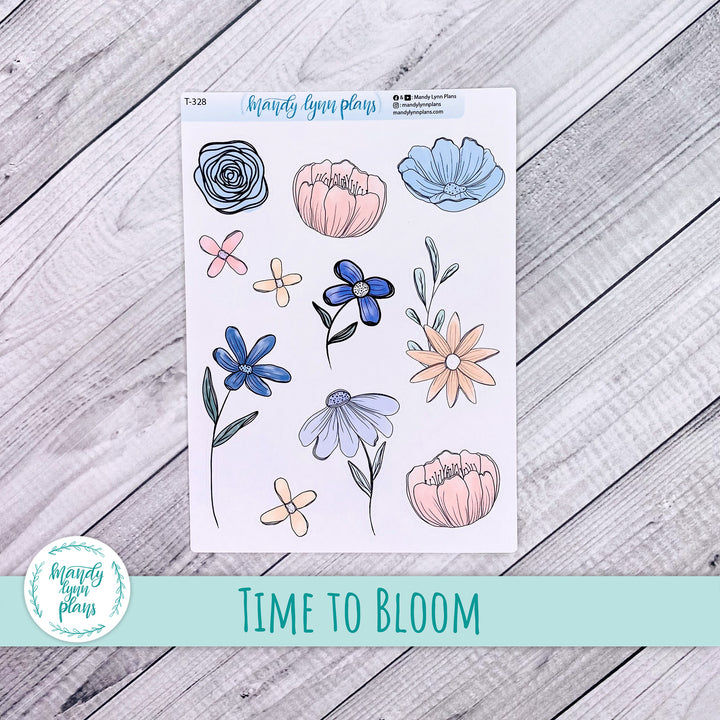 Time to Bloom Large Deco || T-328