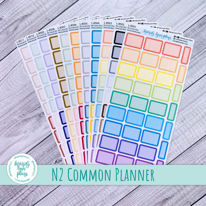 N2 Common Planner || Large Labels