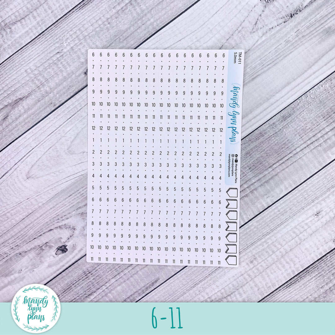 5.0mm Timeline Strips || Bullet Journal