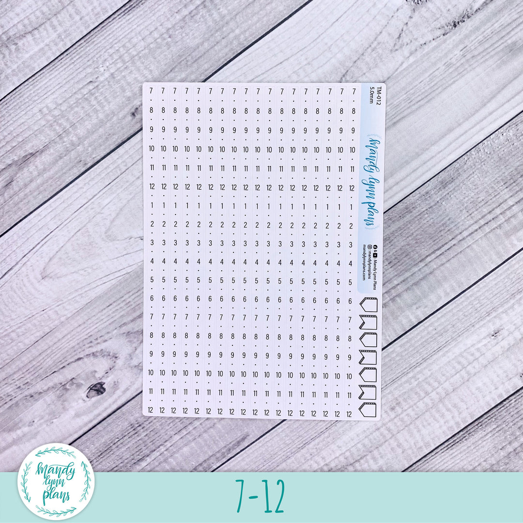 5.0mm Timeline Strips || Bullet Journal