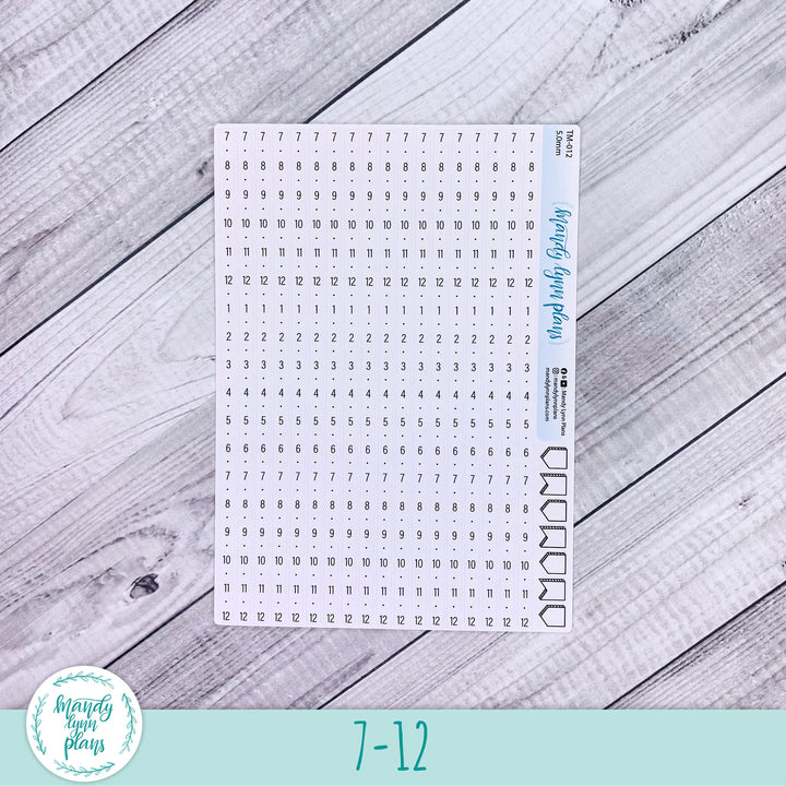 5.0mm Timeline Strips || Bullet Journal