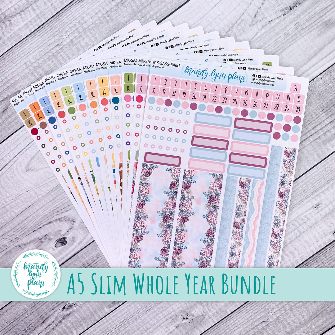 Sterling Ink A5 Slim Whole Year Bundle || 12 Any Month Kits