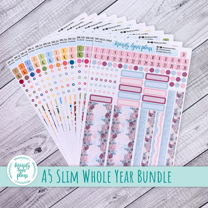 Sterling Ink A5 Slim Whole Year Bundle || 12 Any Month Kits