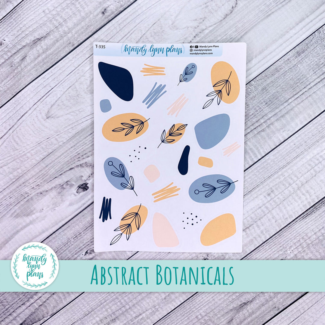 Abstract Botanicals Large Deco || T-335