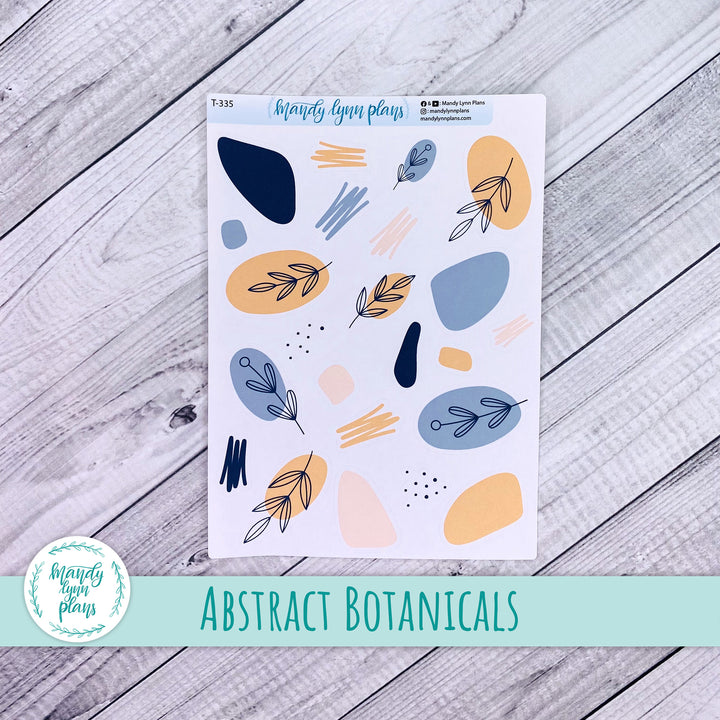 Abstract Botanicals Large Deco || T-335