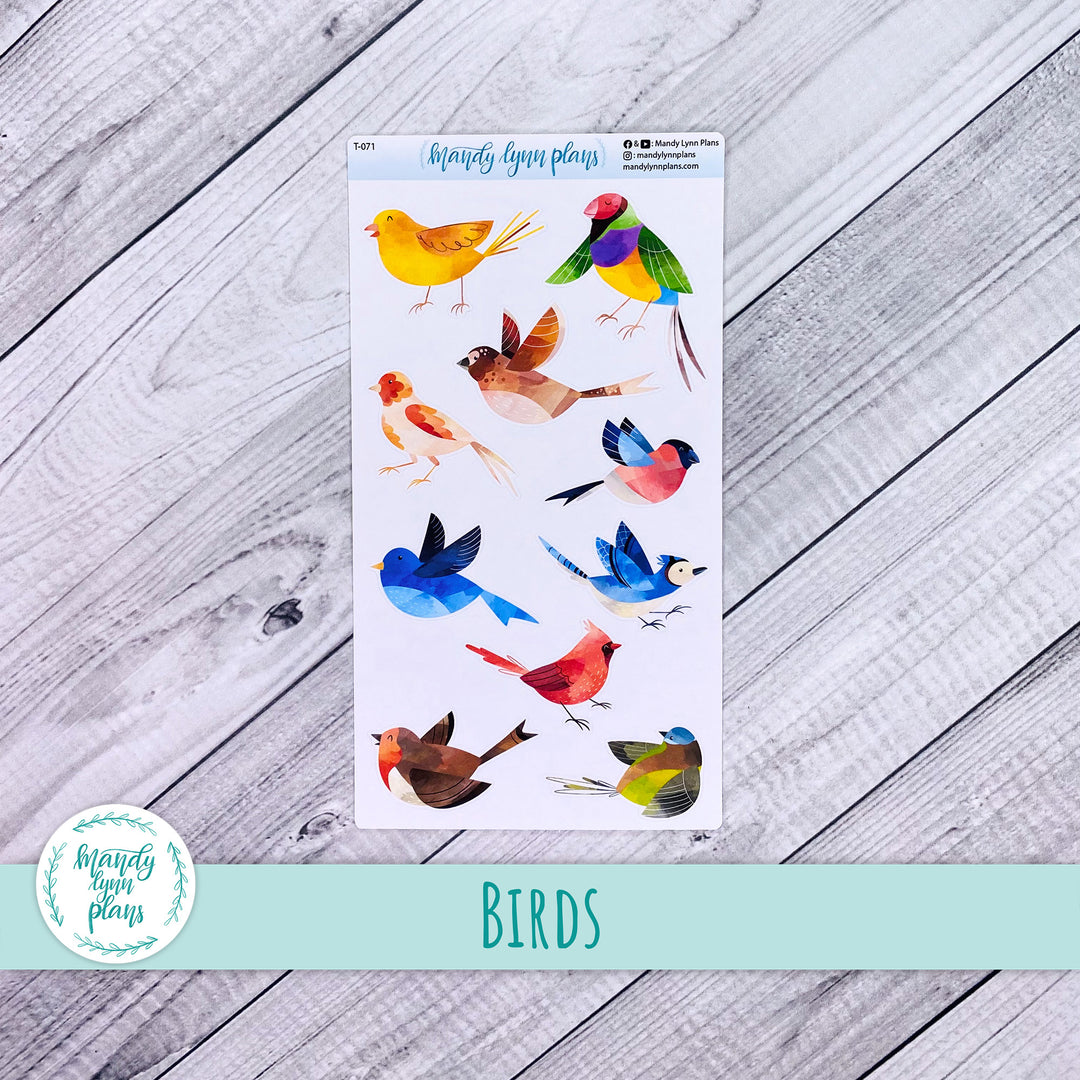Birds Doodle Deco || T-071