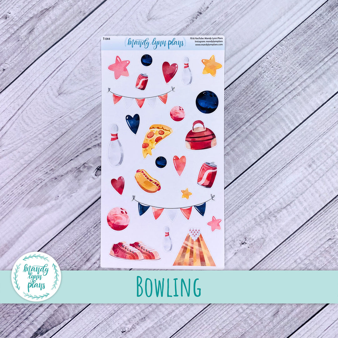 Bowling Doodle Deco Sports || T-044