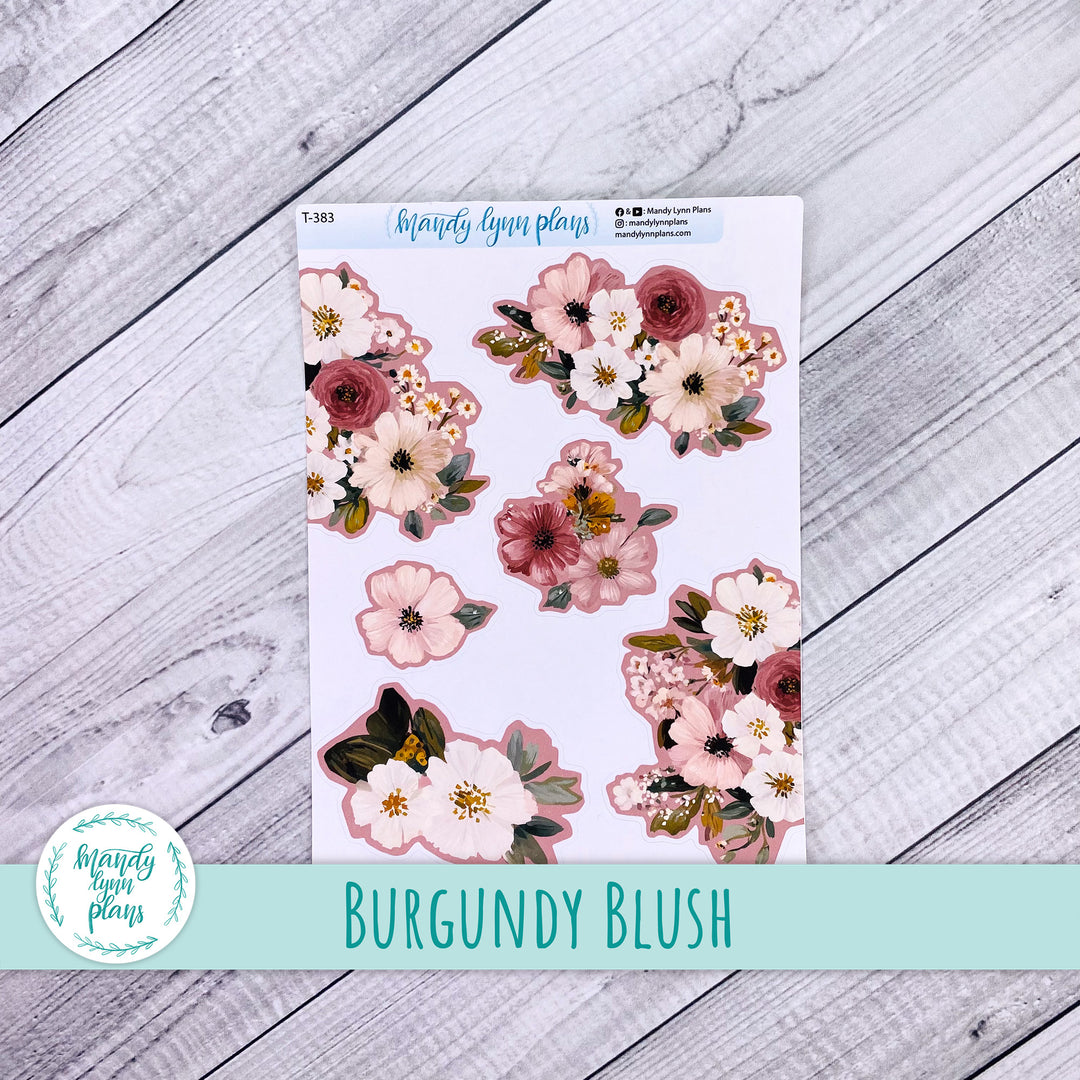 Burgundy Blush Large Deco || T-383