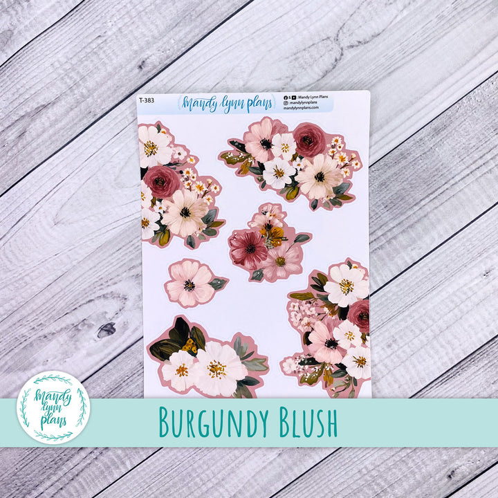Burgundy Blush Large Deco || T-383