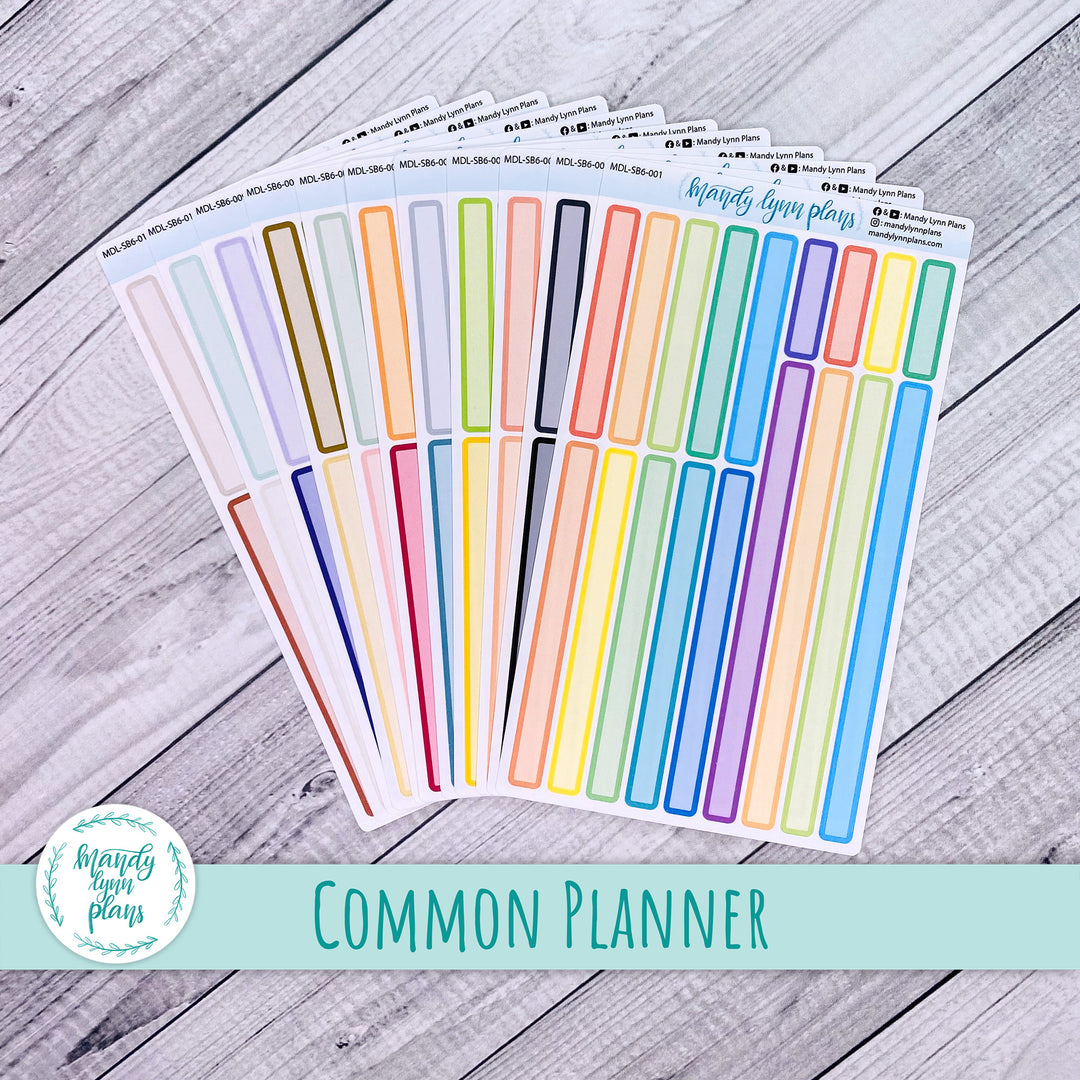 Multi-Day Labels || A5, B6 & B5 Common Planner