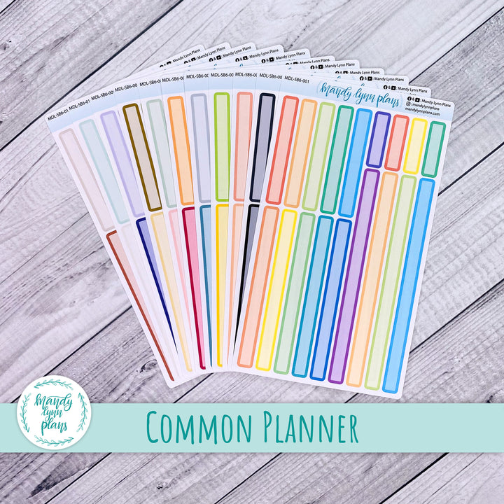 Multi-Day Labels || A5, B6 & B5 Common Planner