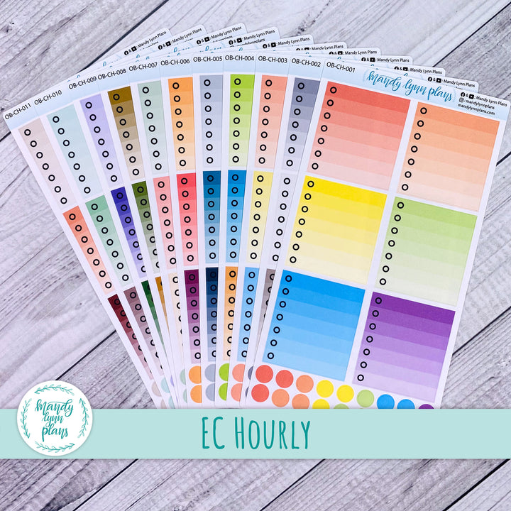 EC Hourly Circle Ombre Boxes