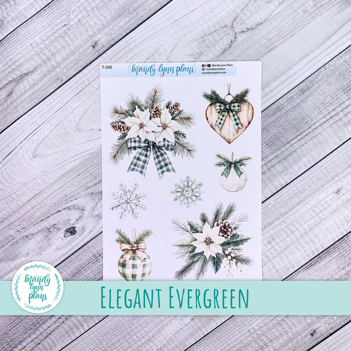 Elegant Evergreen Large Deco || T-390