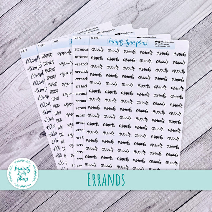 Errands Scripts || 077