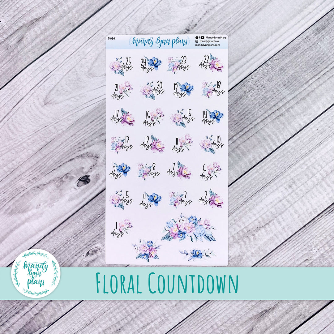 Floral Countdown || T-056