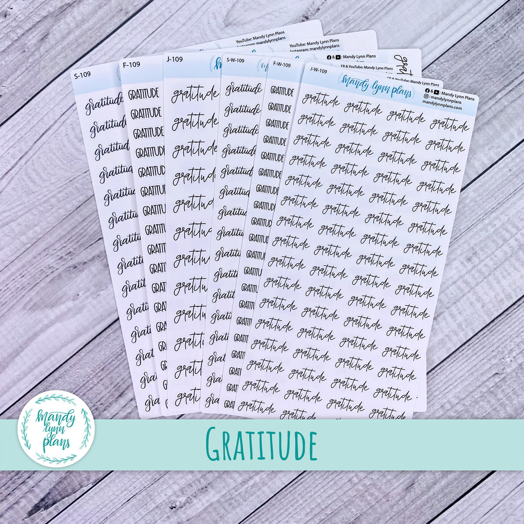 Gratitude Scripts || 109