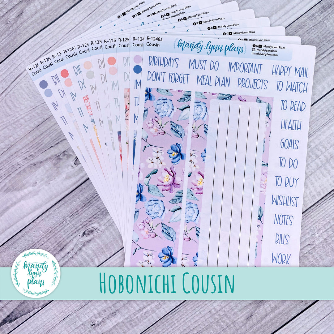 Whole Year Hobonichi Cousin Dashboard Bundle