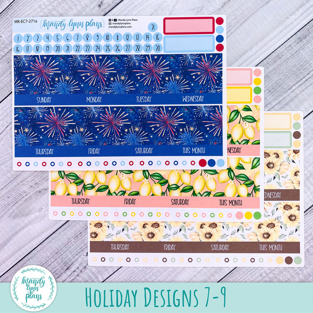 Whole Year Bundle || 3 Design Options || 12 Any Month Kits || EC 7x9