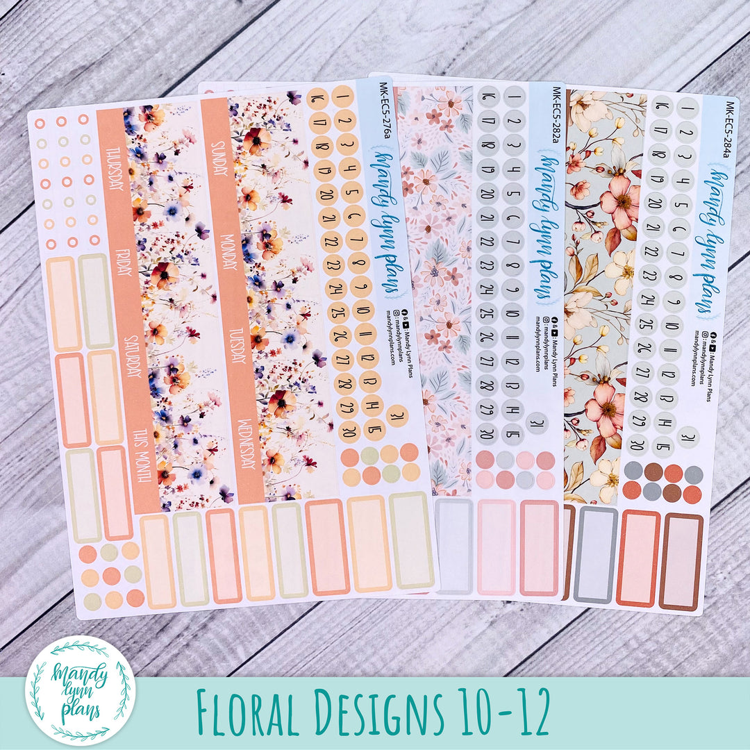 Whole Year Bundle || 3 Design Options || 12 Any Month Kits || EC A5