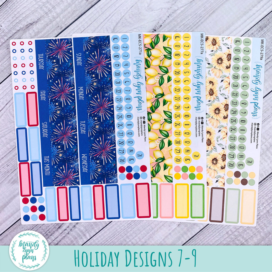 Whole Year Bundle || 3 Design Options || 12 Any Month Kits || EC A5