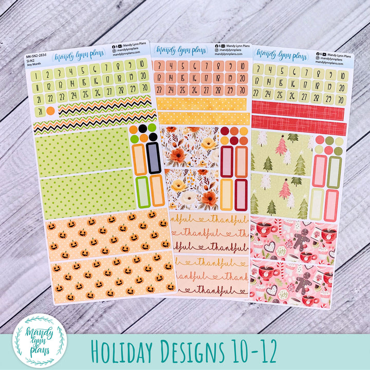 Whole Year Bundle || 3 Design Options || 12 Any Month Kits || N1 & N2 Common Planner