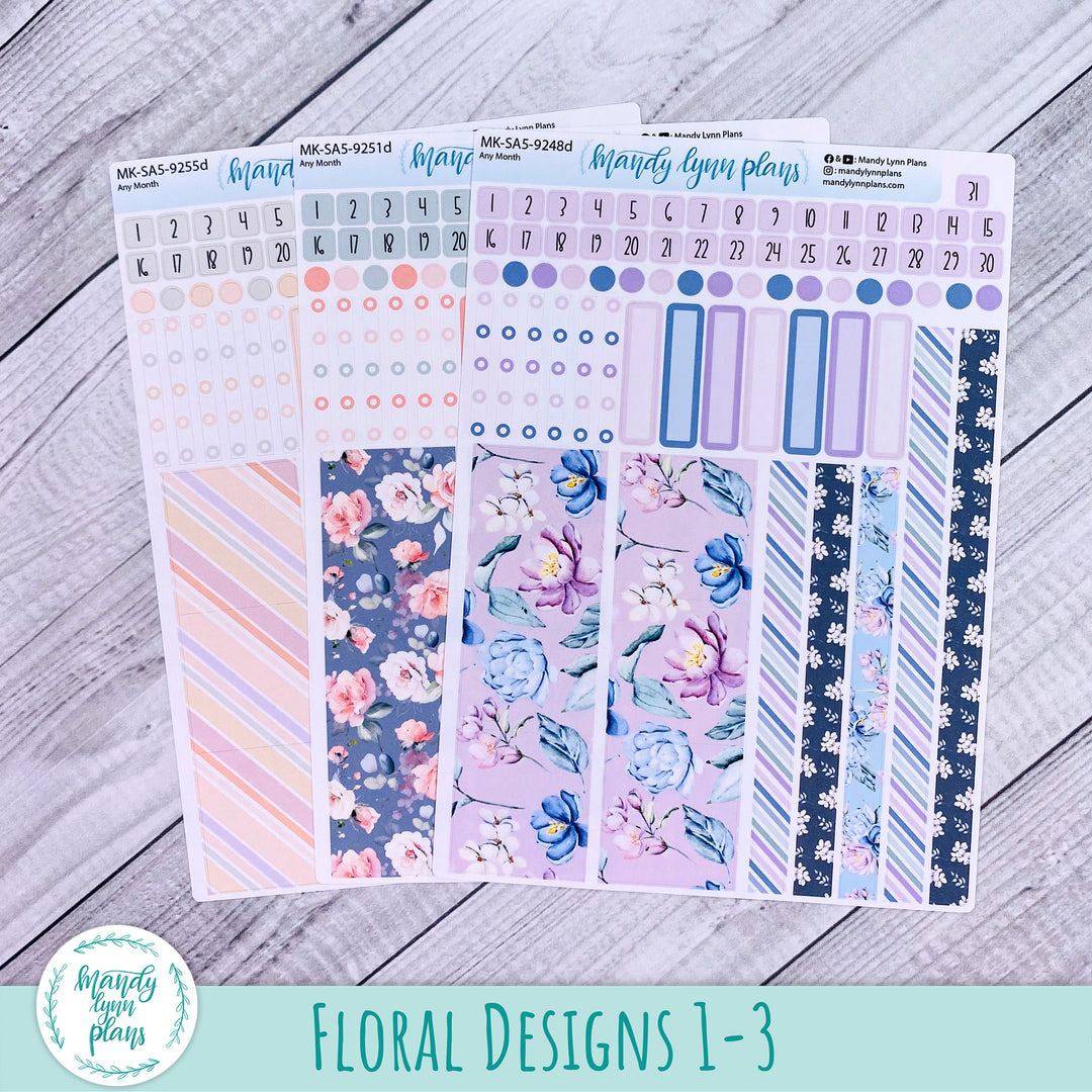 Whole Year Bundle || 3 Design Options || 12 Any Month Kits || A5 Common Planner