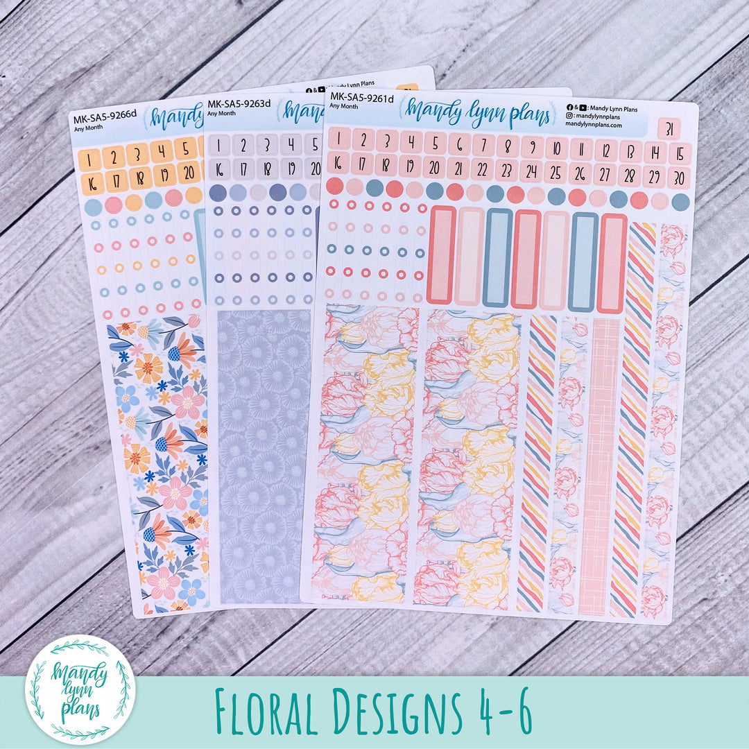 Whole Year Bundle || 3 Design Options || 12 Any Month Kits || A5 Common Planner