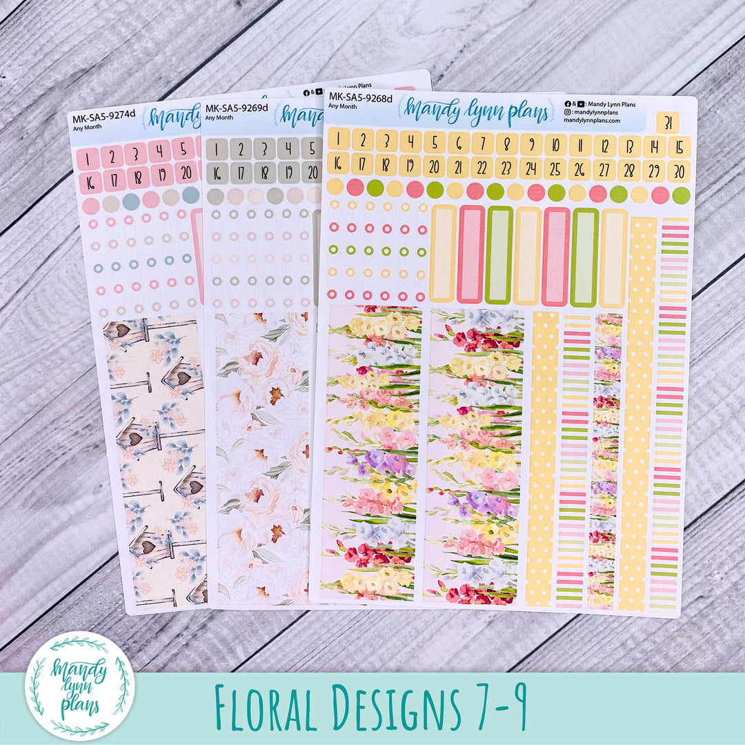 Whole Year Bundle || 3 Design Options || 12 Any Month Kits || A5 Common Planner