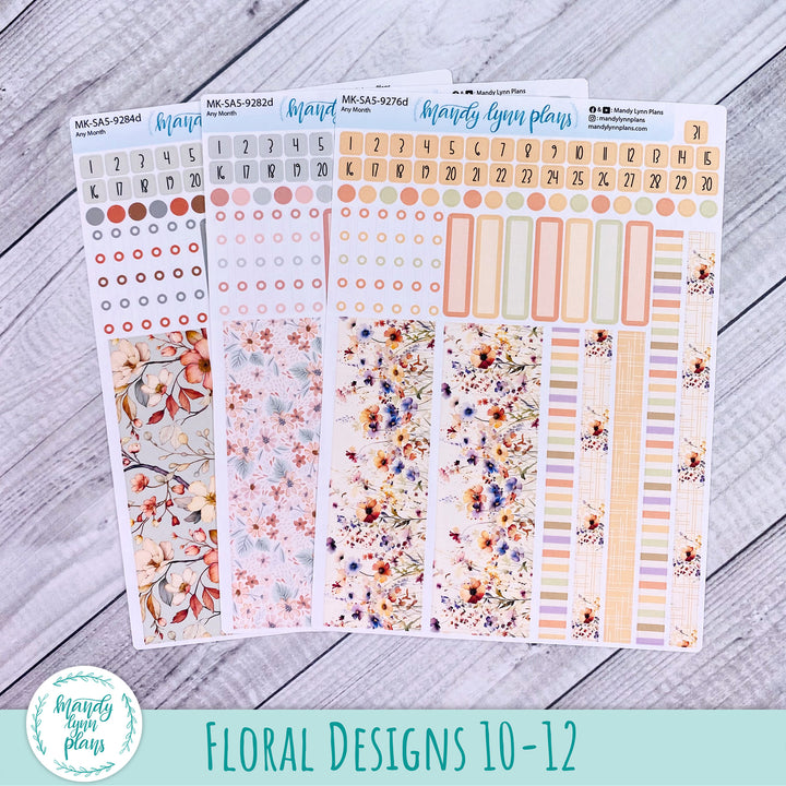 Whole Year Bundle || 3 Design Options || 12 Any Month Kits || A5 Common Planner