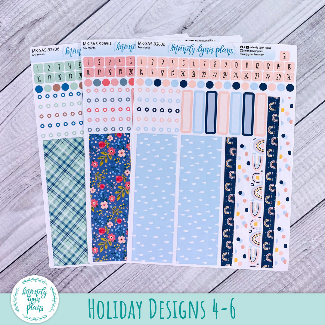 Whole Year Bundle || 3 Design Options || 12 Any Month Kits || A5 Common Planner