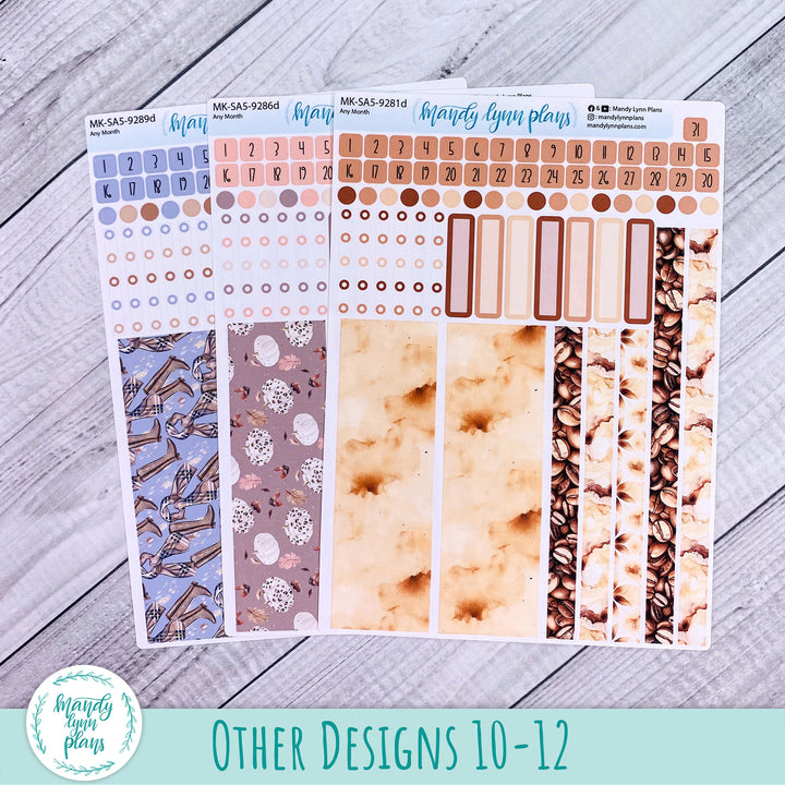 Whole Year Bundle || 3 Design Options || 12 Any Month Kits || A5 Common Planner